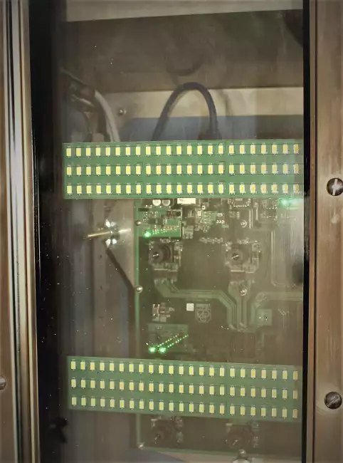 fatigue de mattia ai camera: De Mattia Fatigue Check AI Camera. Configuration with 6 cameras for capturing specimen images.